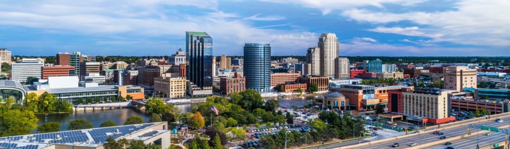 Downtown Grand Rapids, Michigan skyline